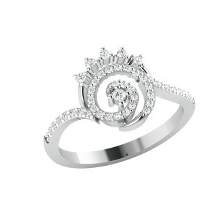 Seina Round Diamond Engagement Ring